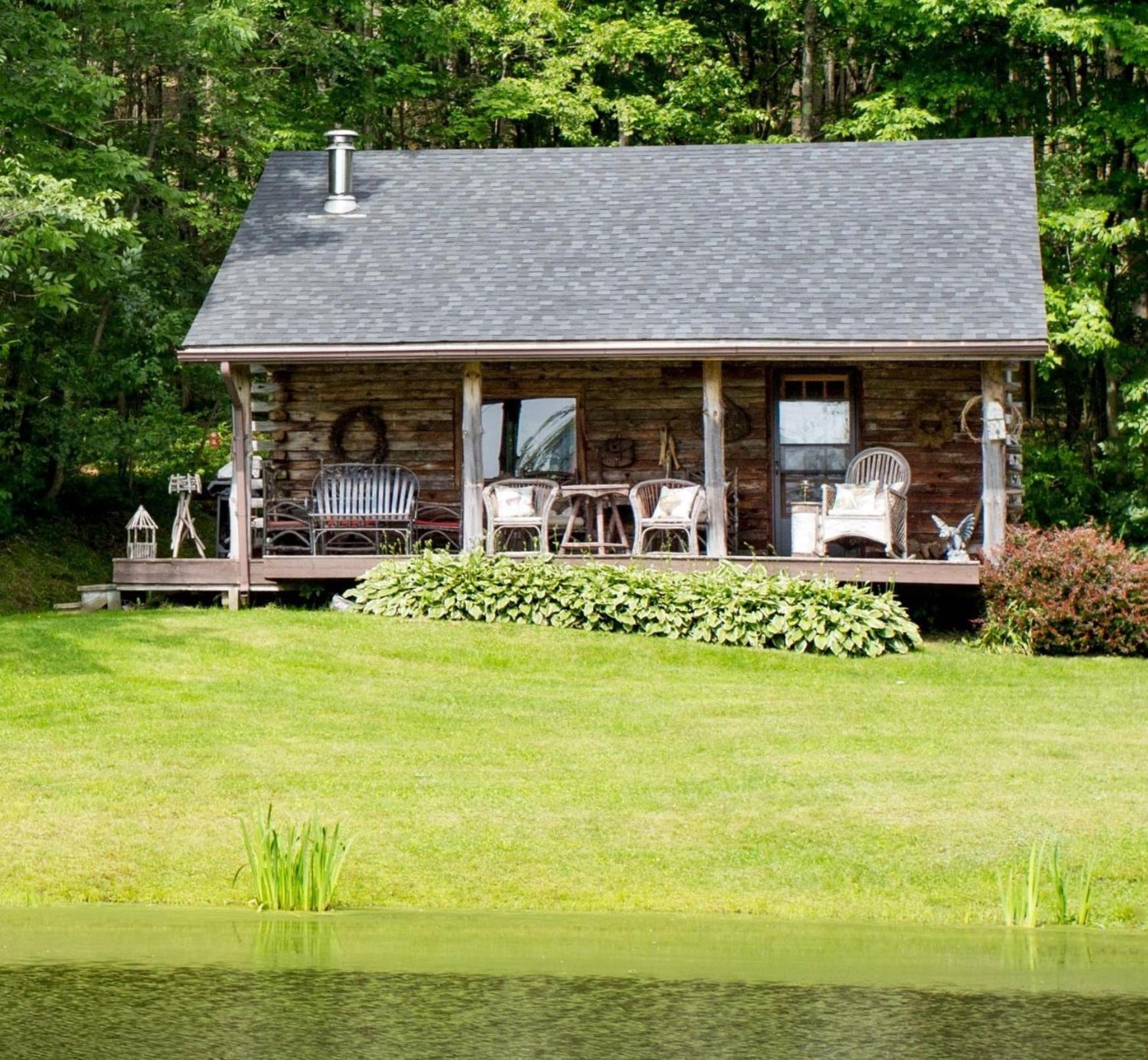 Cozy Cottage On Pond Great Valley Экстерьер фото